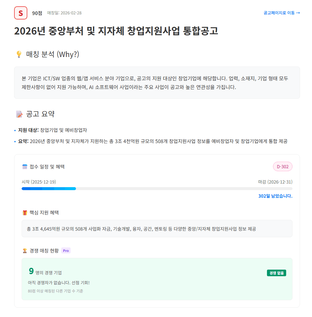 Poliflo 공고 상세 - 합격 가능성 90점